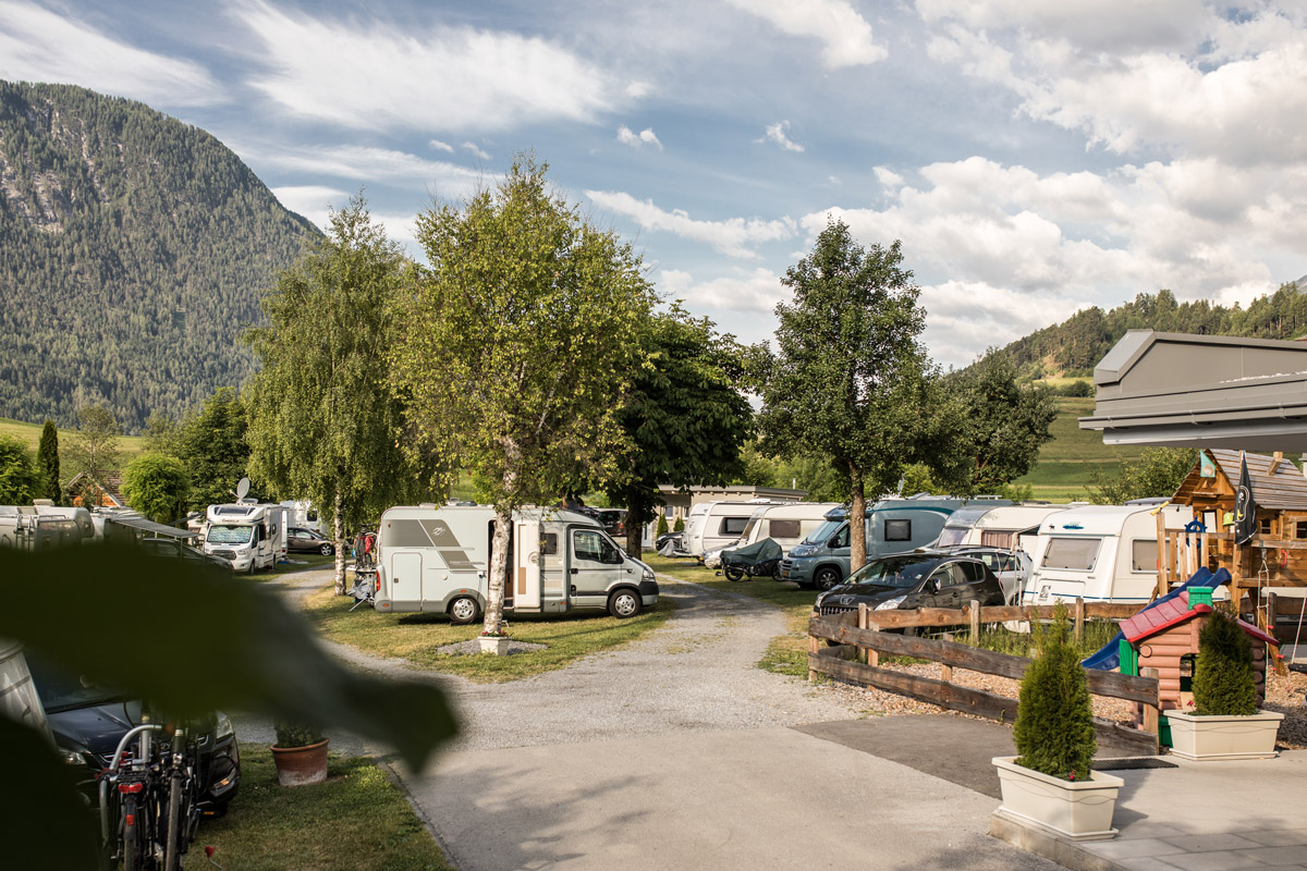 Campingplatz für Zelt in der Tiroler Natur bei Imst
